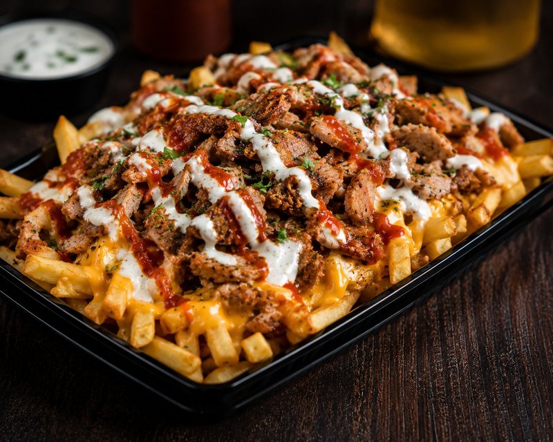 Loaded Chips with Meat