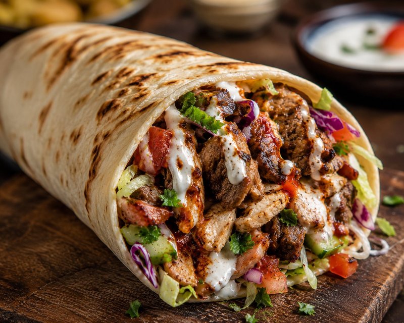 Mix Shawarma Wrap