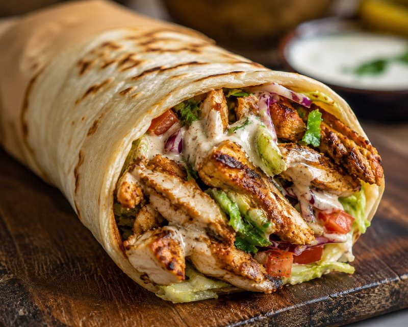 Chicken Shawarma Wrap